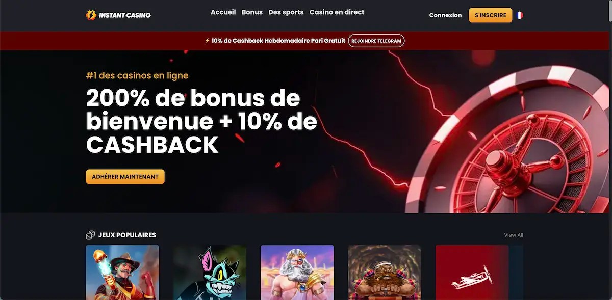 instant casino