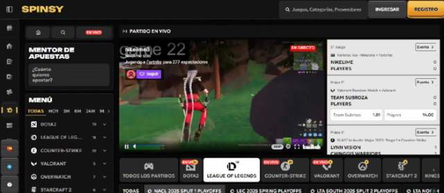 apuestas en los eSports con métodos de pago rápidos y seguros.