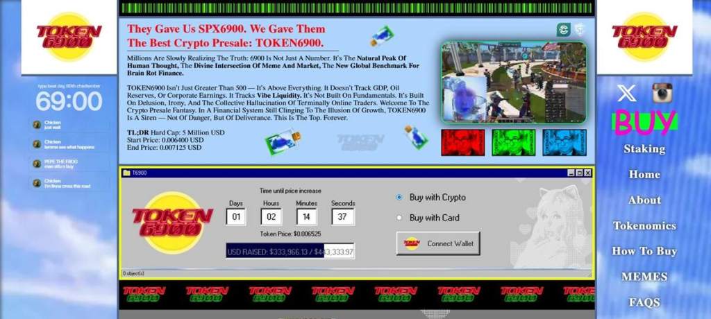 1. TOKEN6900 – Viralni Airdrop Kralj sa Stakingom Visokog Povrata