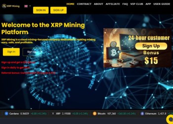 XRP holders can mine through the XRP Mining cloud mining platform and earn high passive income every day.