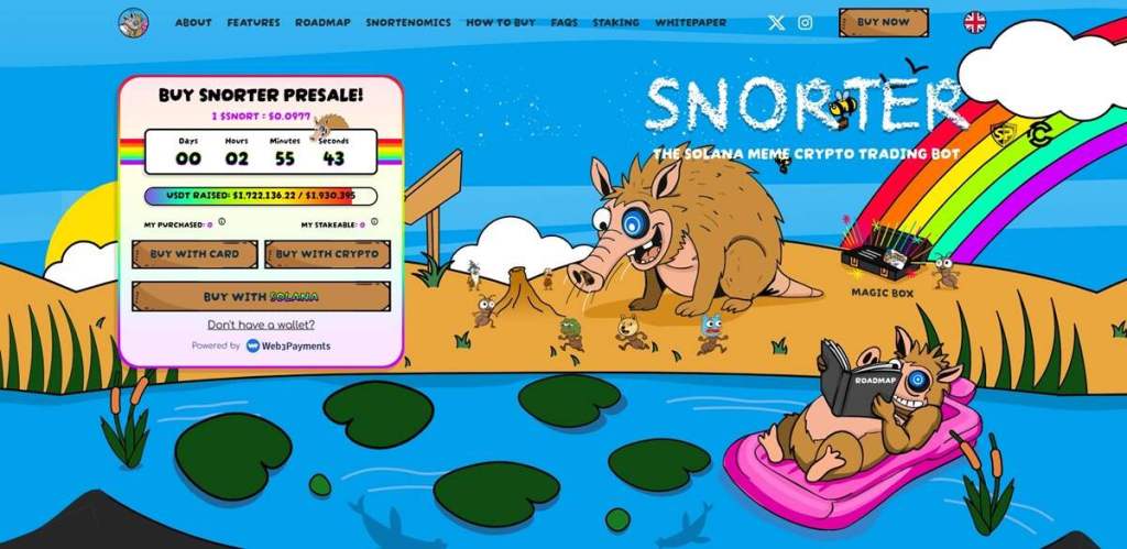 3. Snorter – Telegram-Prva Meme Kriptovaluta za Instant Trgovinu