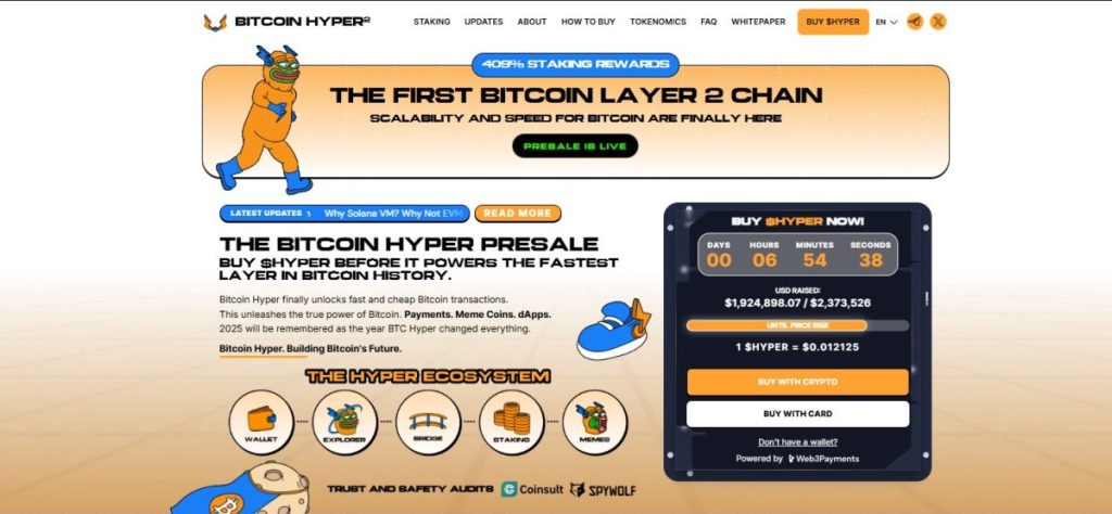 Undervaluirani Bitcoin Hyper Gears Up za Listing na Glavnoj CEX platformi