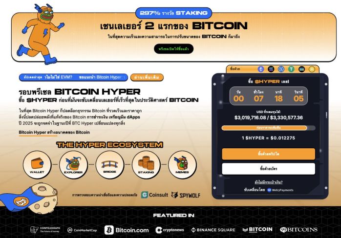 Bitcoin Hyper: ปลดล็อกศักยภาพใหม่ของ Bitcoin ด้วย Layer-2