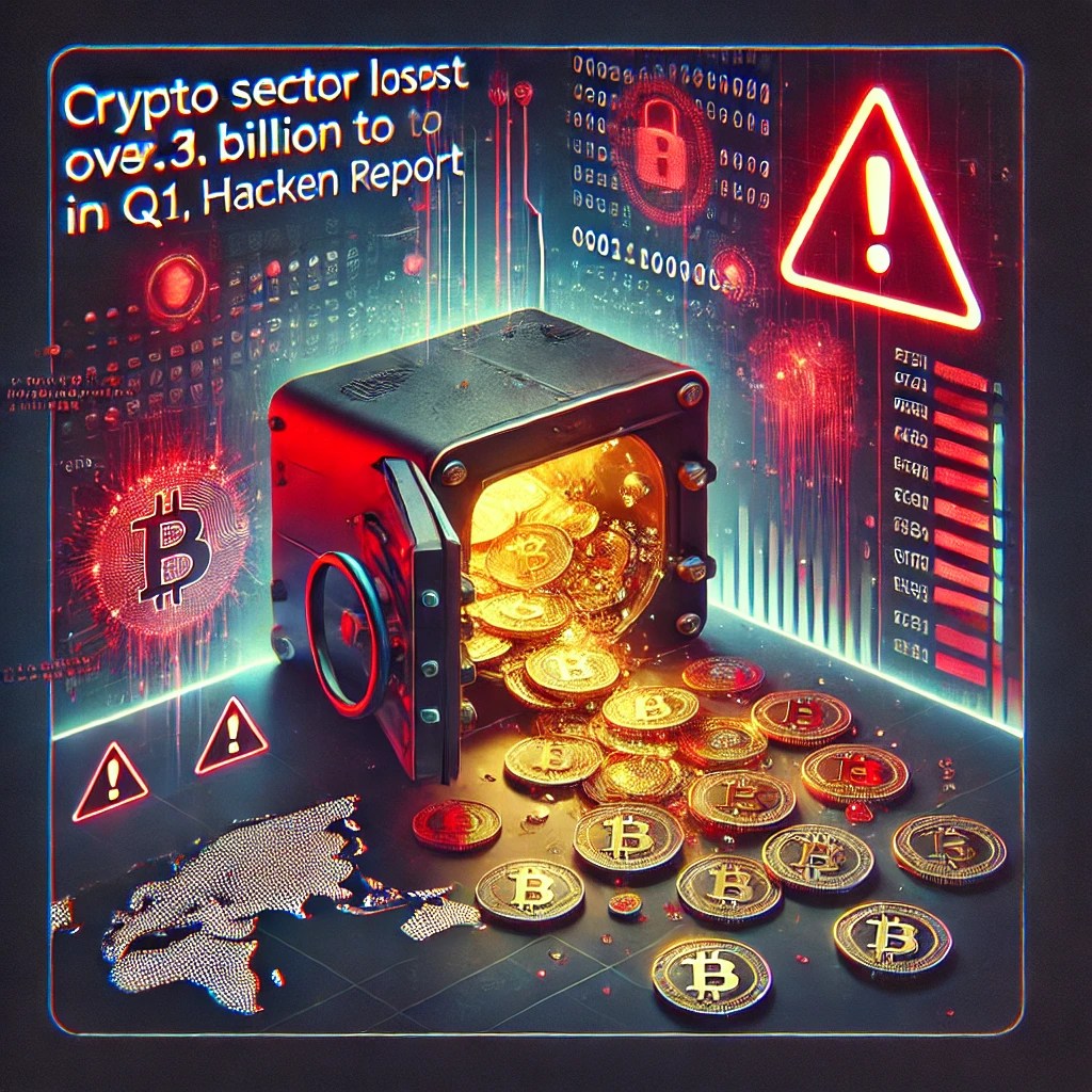 Crypto Sector Lost Over $3.1 Billion to Hacks in Q1 2025, Says Hacken Report