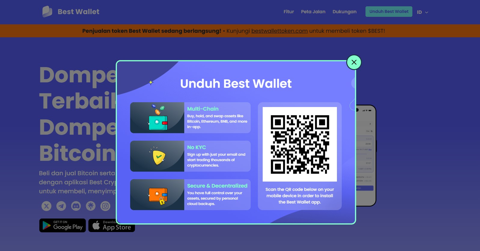 2. Unduh Aplikasi Best Wallet - STONKO