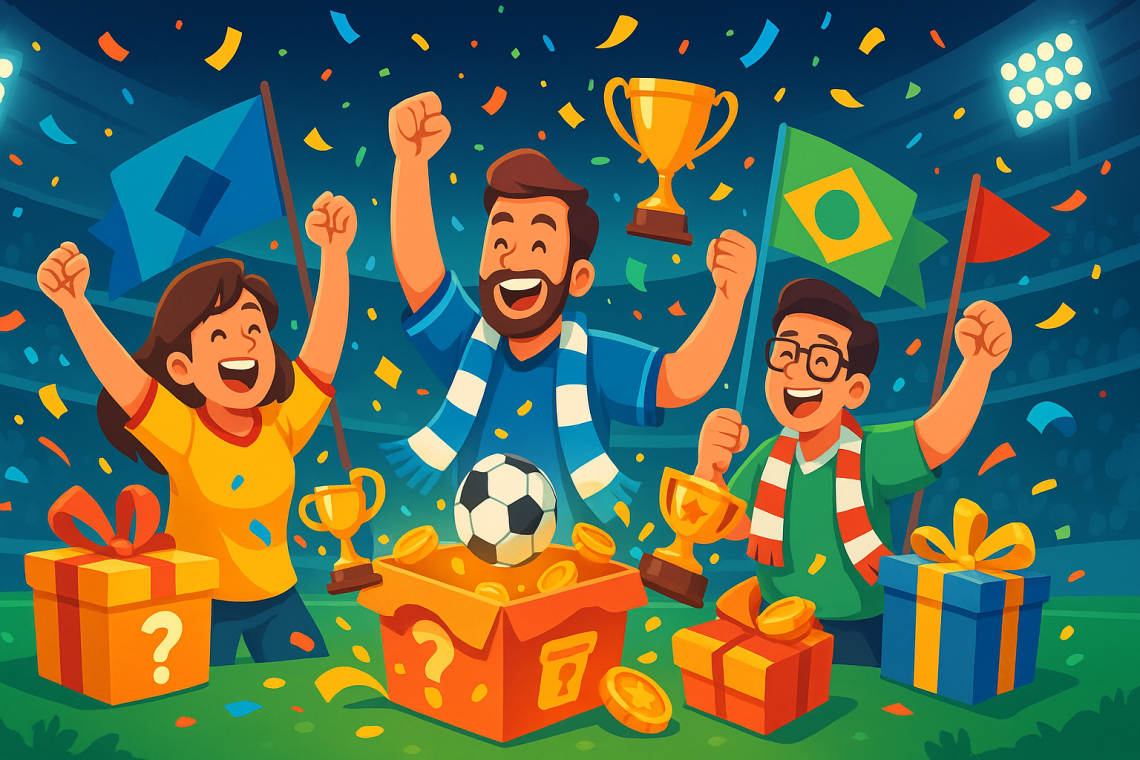 Mundial de Clubes 2025: Como torcer com estilo e ainda ganhar prêmios com caixas misteriosas de futebol