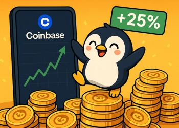 Coinbase ดัน PENGU ทะยาน 25% ภายใน 1 วัน!