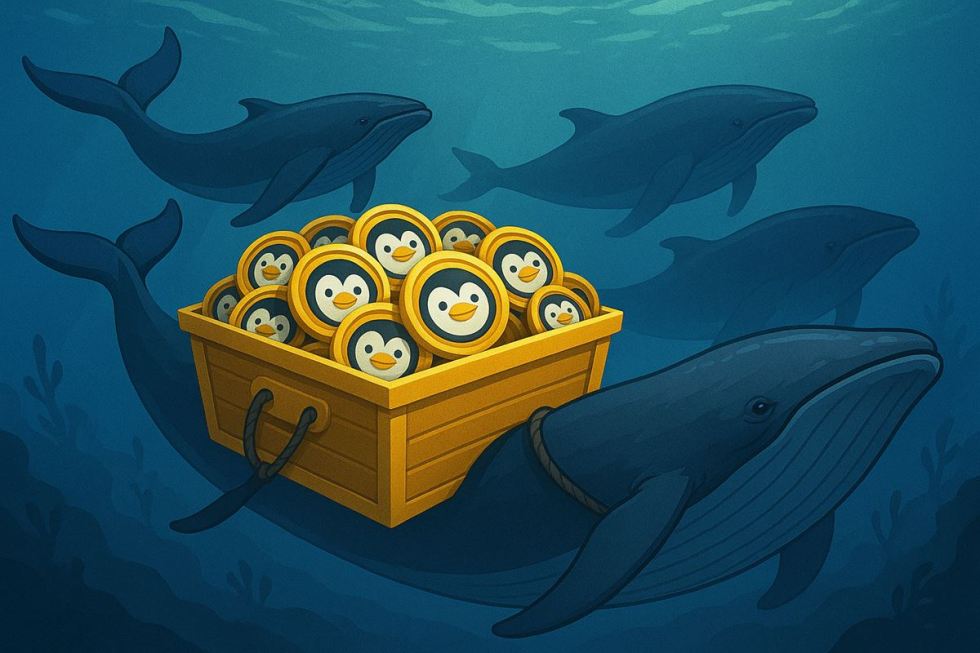 ด่วน! PENGU พุ่งแรง วาฬแห่ช้อนซื้อ ลุ้นทะลุ 0.0203 ดอลลาร์