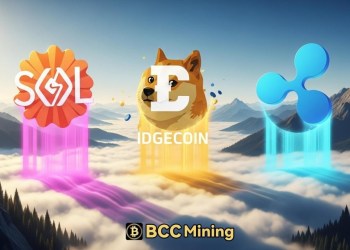 SOL, DOGE, XRP holders use BCC Mining for free cloud mining