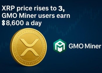 XRP price rises to $3, holders flock to GMO Miner cloud mining for easy daily profits