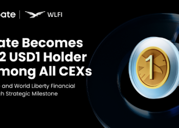 Gate and World Liberty Financial Reach Strategic Milestone: Gate Becomes Second-Largest Holder of USD1 Among Centralized Exchanges