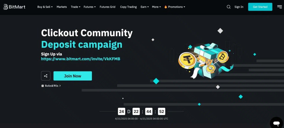 Bitmart – Борса с бонус до 400 USDT за активни потребители