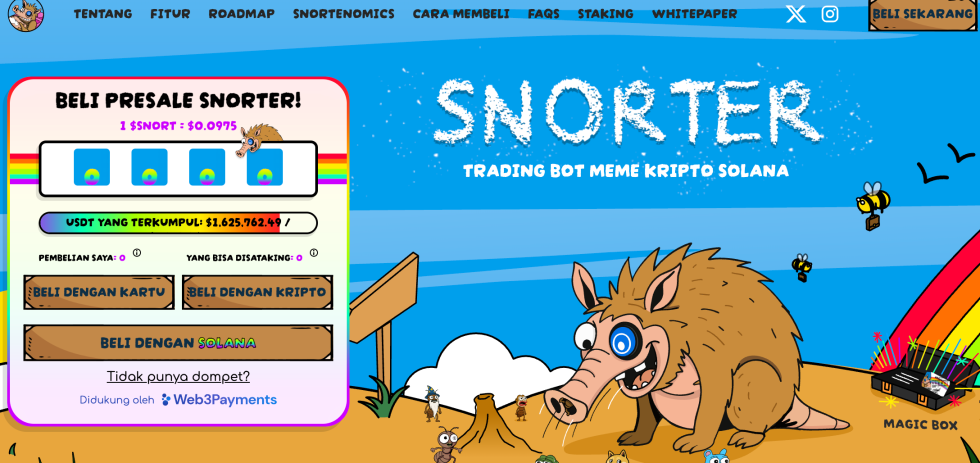 Snorter - crypto terbaik untuk trading