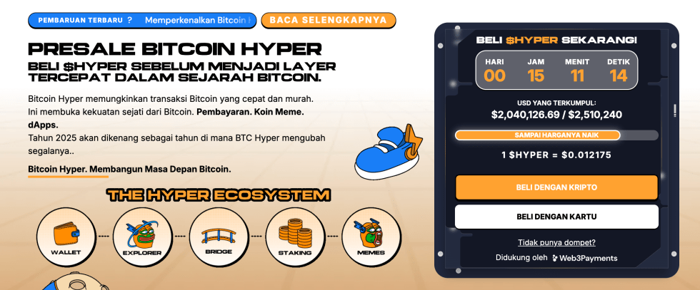 Bitcoin Hyper - crypto terbaik untuk trading