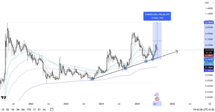 This is what the artificial intelligence model says star-news.press/wp $ Doge PRICE CHAR TRADINGVIEW