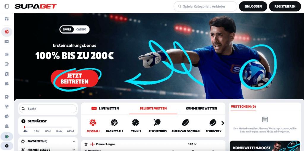 Supabet Sport Startseite