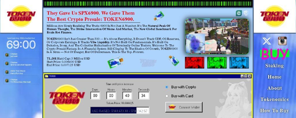 TOKEN6900 Ethereum meme token