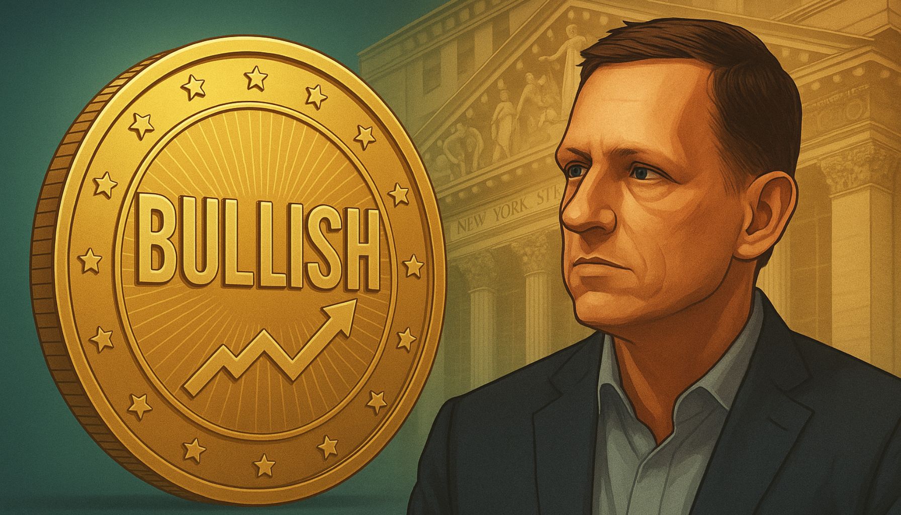 Peter Thiel’s Crypto Bet ‘Bullish’ Targets Wall Street With NYSE Listing