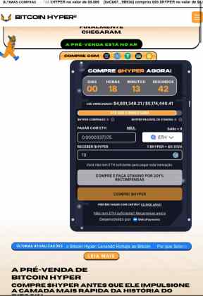 Utilizando ETH para comprar HYPER