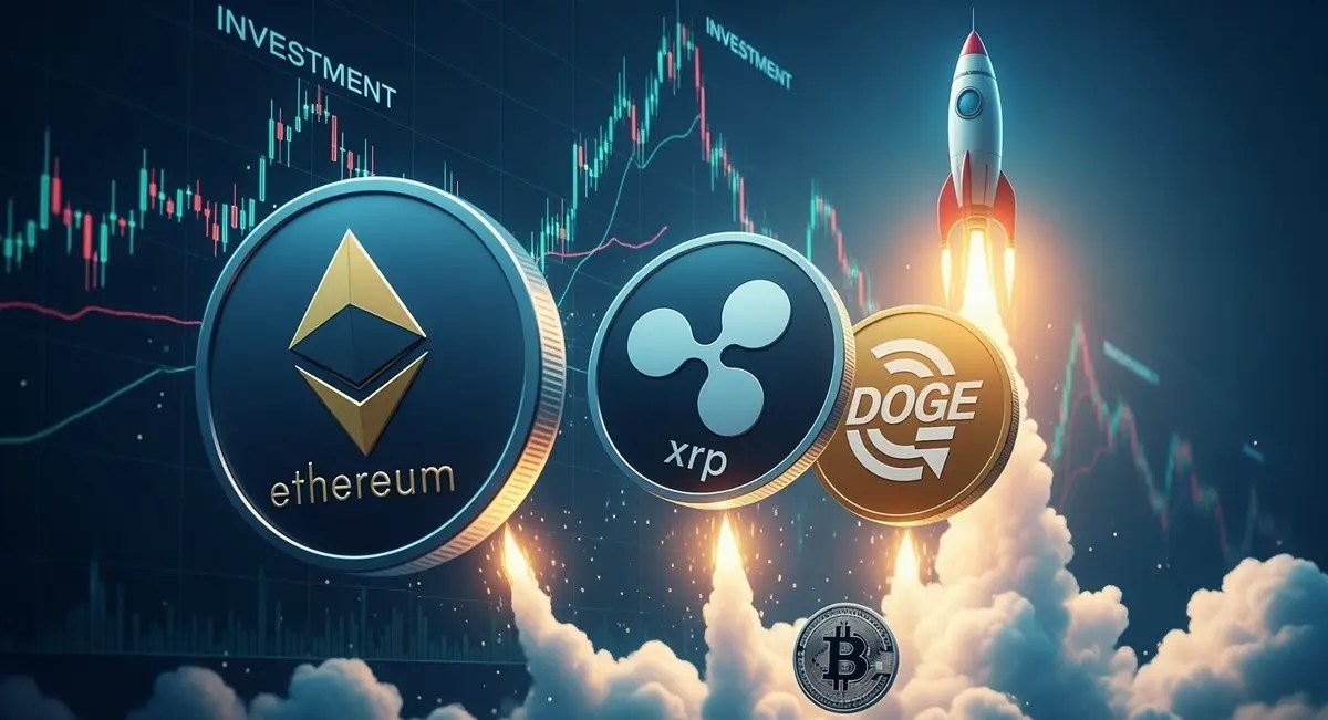 altcoiny ETH XRP DOGE altcoinová sezóna 2025