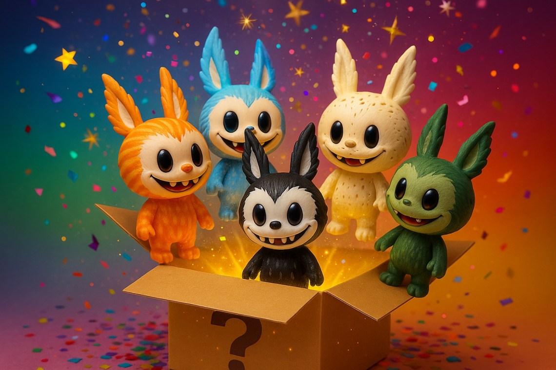 caixa misteriosa labubu