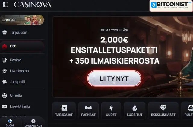 casinova casino etusivu