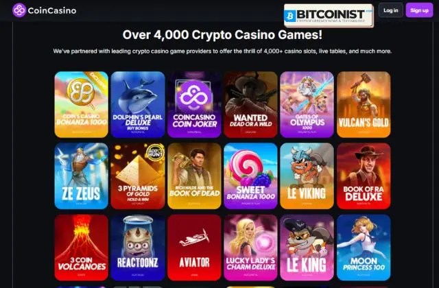 coincasino bitcoin casino
