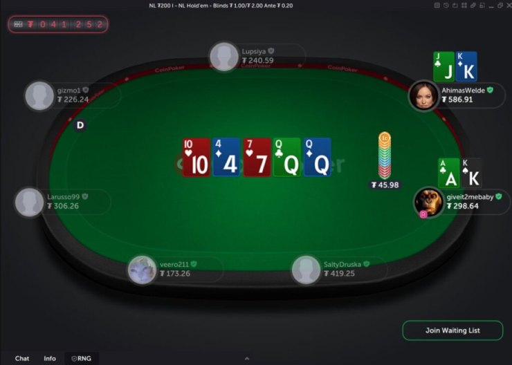 Las mesas de póker cripto en CoinPoker permiten conectar con otros jugadores