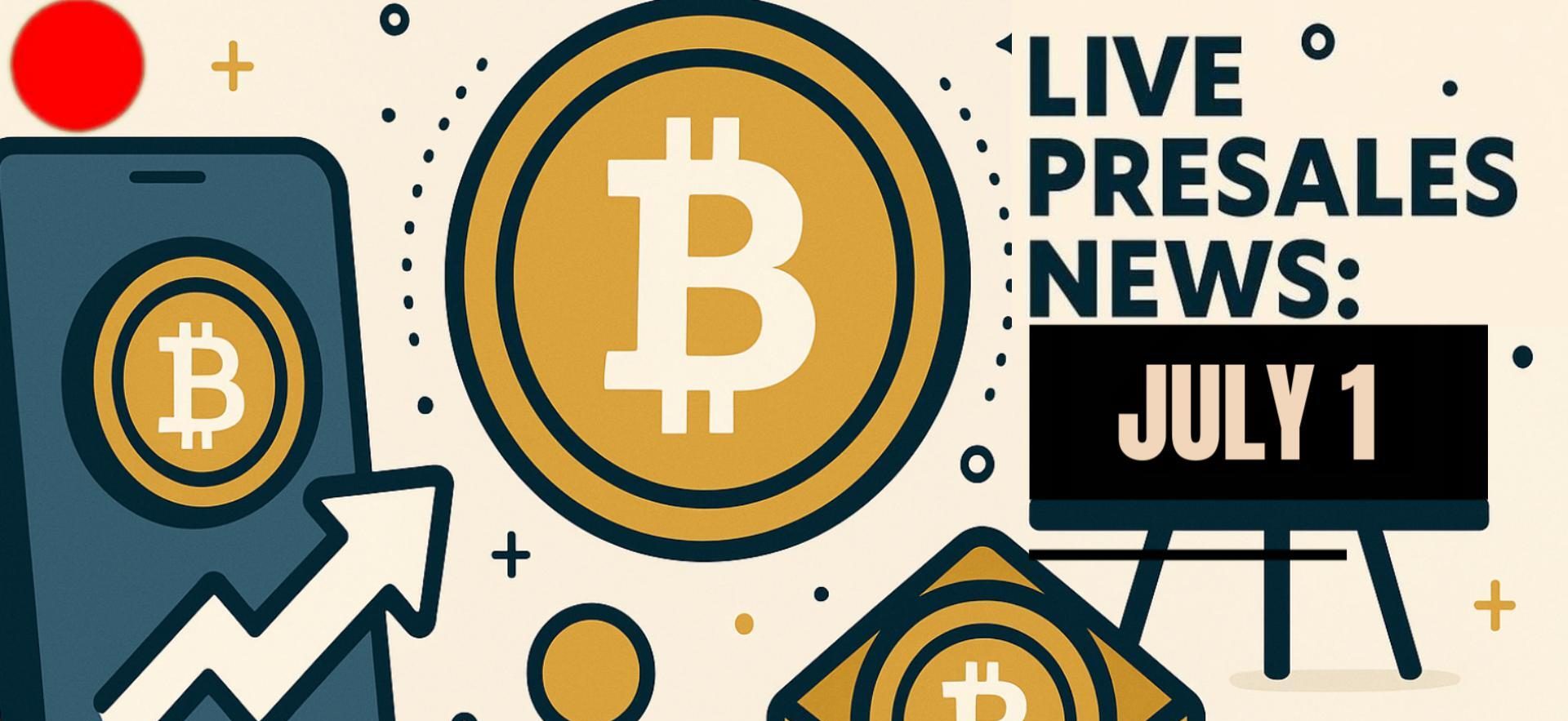 Crypto Presales Live News Today: Latest Opportunities & Updates (July 1)