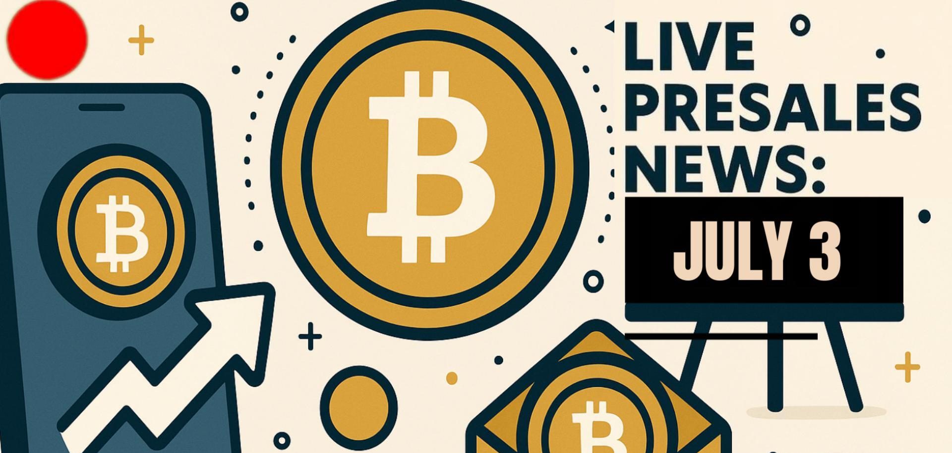 Crypto Presales Live News Today: Latest Opportunities & Updates (July 3)