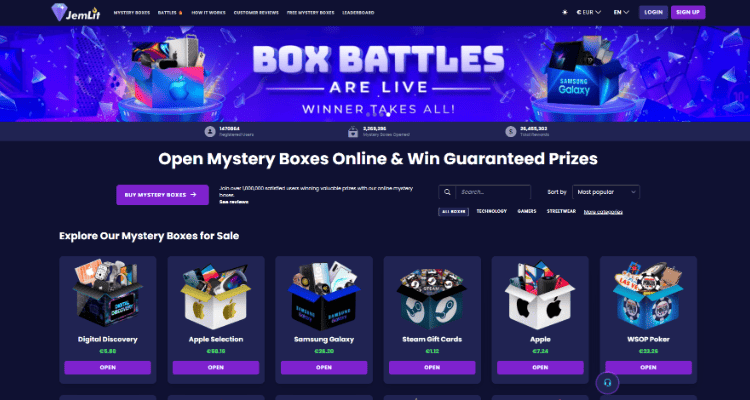 Mystery box Lietuva: prizai kasdien