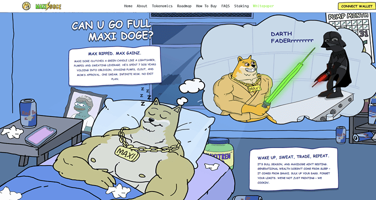 Naujas ICO Maxi Doge startavo - per kelias minutes pakilo iki $100 tūkst.