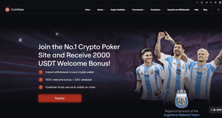 CSOP – didžiausias turnyras CoinPoker klube