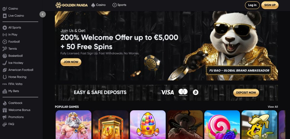 crypto casino Golden Panda