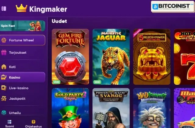 kingmaker casino uudet