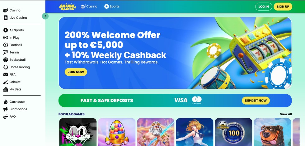 crypto casino Samba Slots