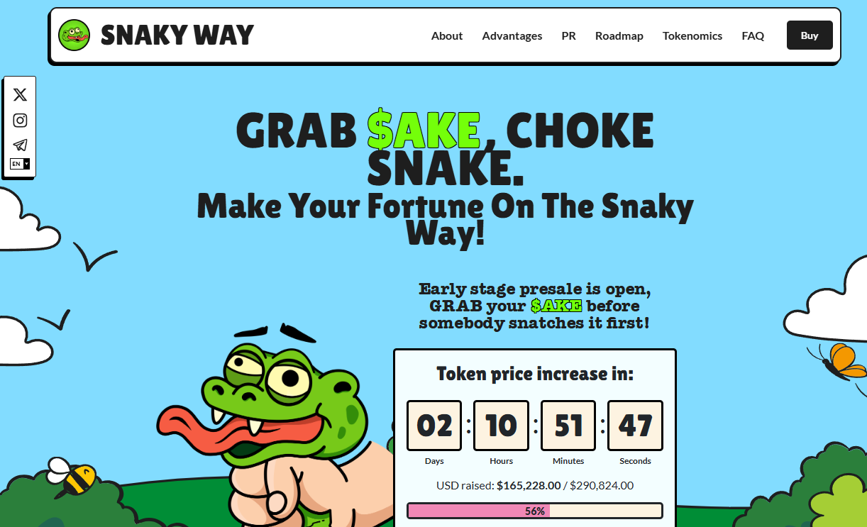 7. snakyway homepage
