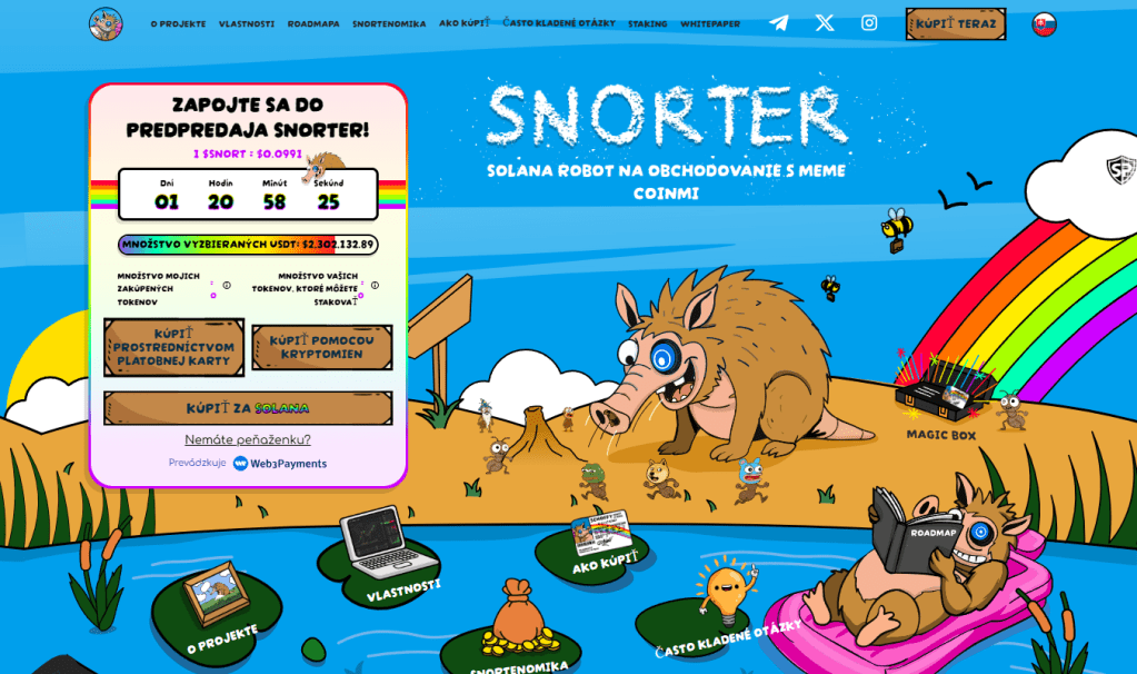 Snorter Token: Meme token so skutočnou komunitnou dynamikou