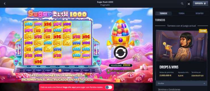 Mafia Casino es la mejor opción para jugar a la slot de Sugar Rush online 