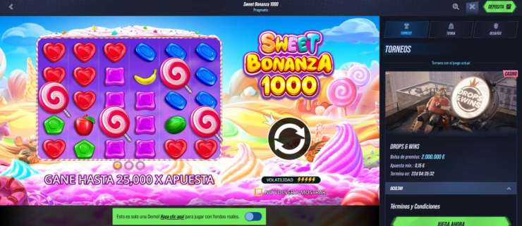 Vegas Hero añade el mejor software de juegos online con la tragamonedas de Sweet Bonanza