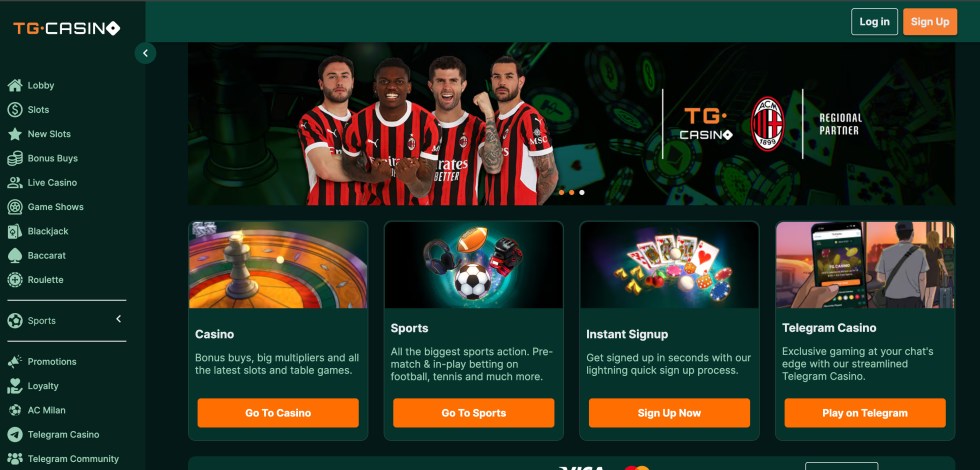 crypto casino TG Casino