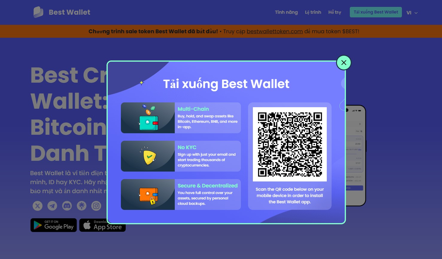 2. Tải ứng dụng Best Wallet