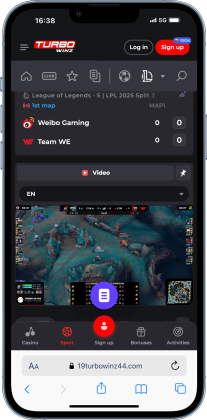 Turbowinz's esports page.