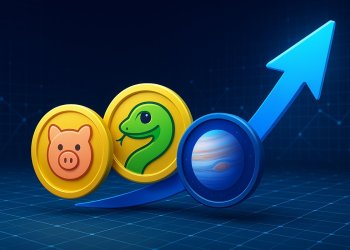 次に爆発的成長を狙える仮想通貨 1000倍──Snorter Token、Snek、Jupiter
