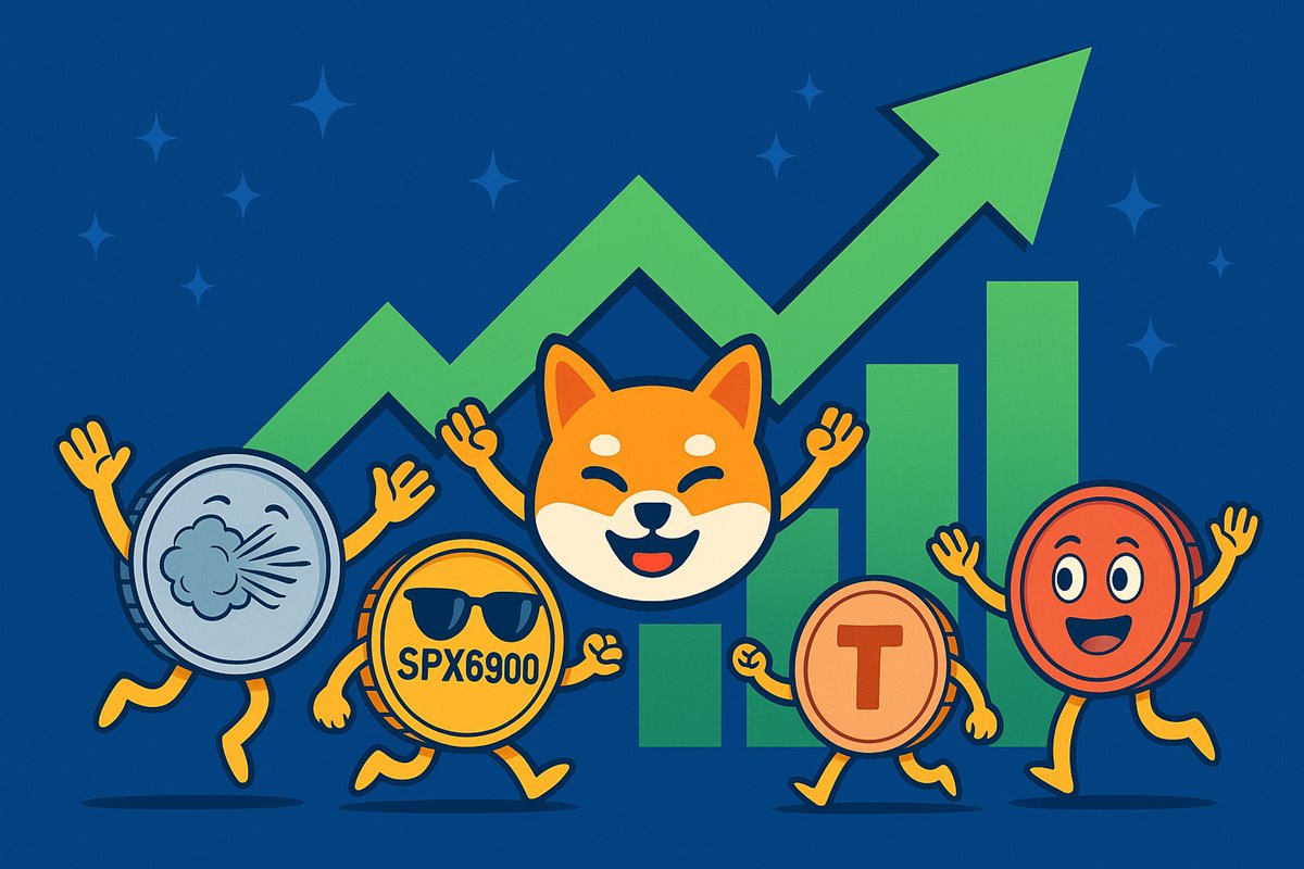 今買うべき注目のミームコイン5選──Fartcoin、SPX6900、Based Bonk、そして2つの新興暗号資産