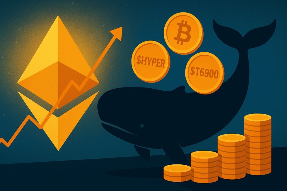 Ethereumが4,500ドル突破、26万5,000ドル規模のクジラ取引──次に10倍が狙える新しい仮想通貨