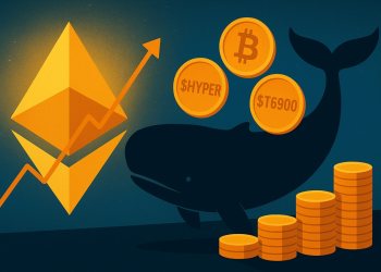 Ethereumが4,500ドル突破、26万5,000ドル規模のクジラ取引──次に10倍が狙える新しい仮想通貨