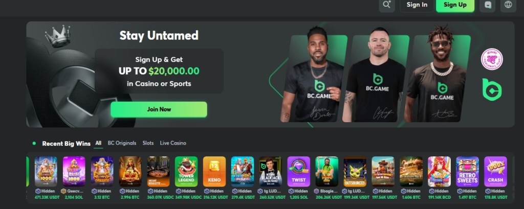 BC.Game – Huge Game Selection at a Leading Online Casino Slovenija