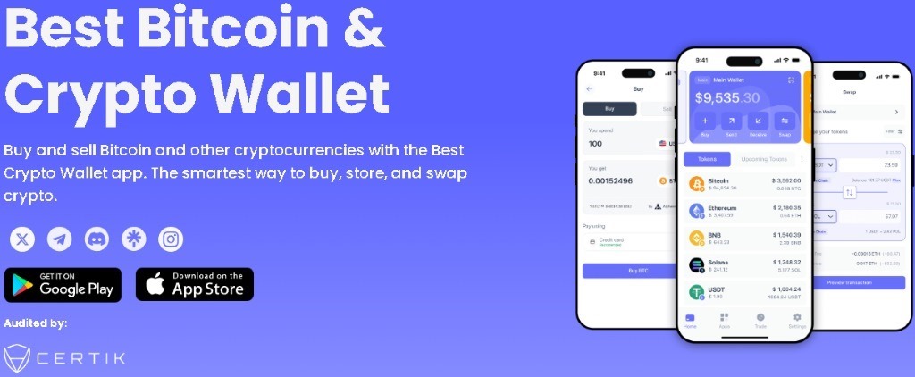 Best Wallet Najlepšia DeFi peňaženka