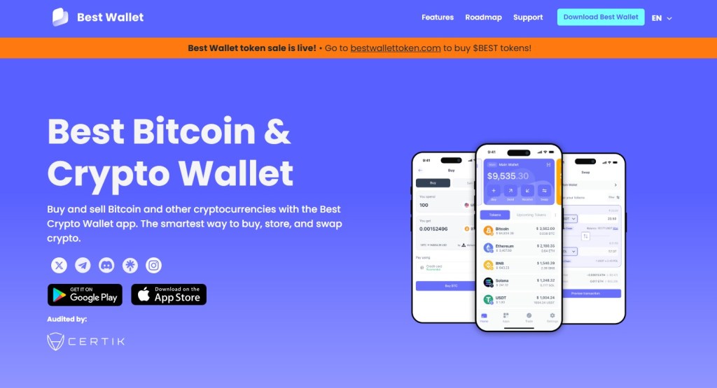 1. რეგისტრაცია Best Wallet-ზე